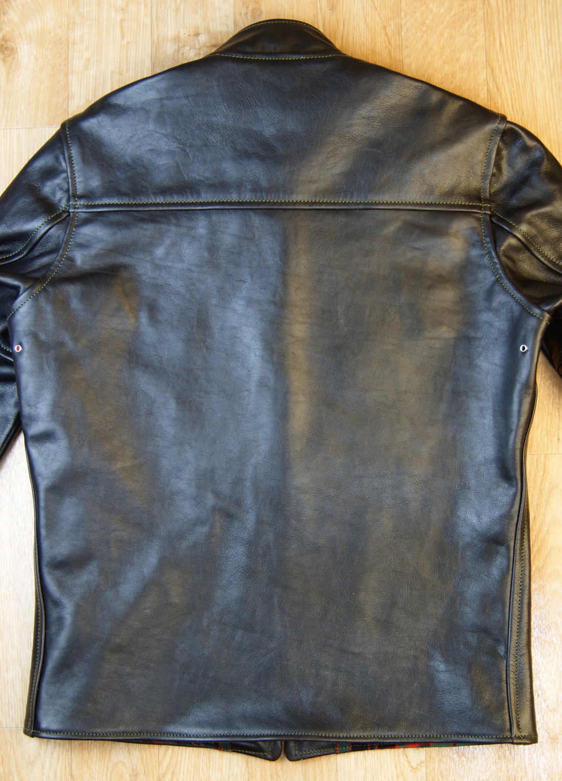 Aero Board Racer Blackened Brown Vicenza Horsehide LC3 back.jpg