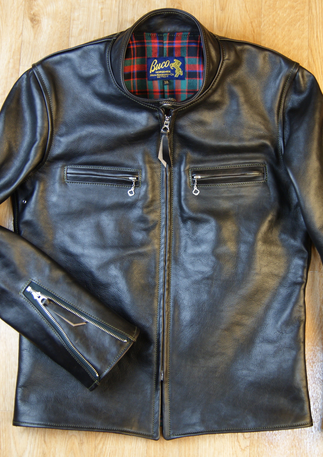 Aero Board Racer Blackened Brown Vicenza Horsehide LC3 front.jpg