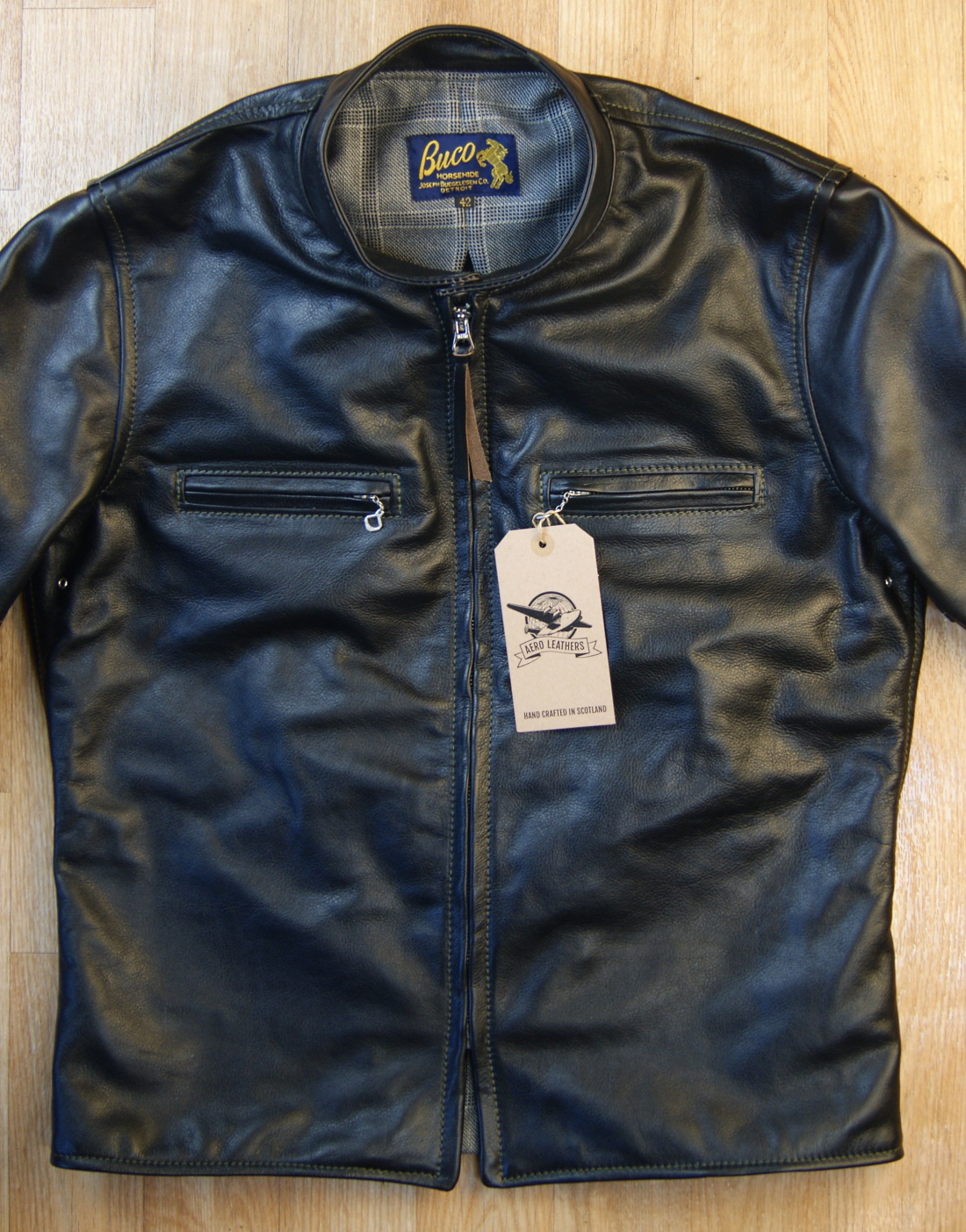 Aero Board Racer Blackened Brown Vicenza Horsehide S9B front.jpg