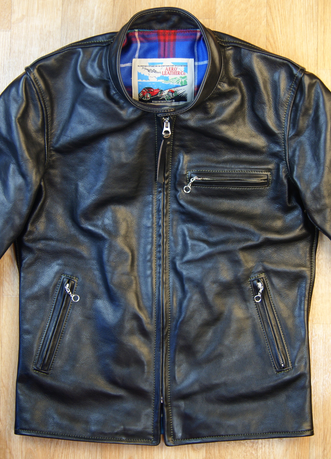 Aero Board Racer Blackened Brown Vicenza Horsehide ZSL front.jpg