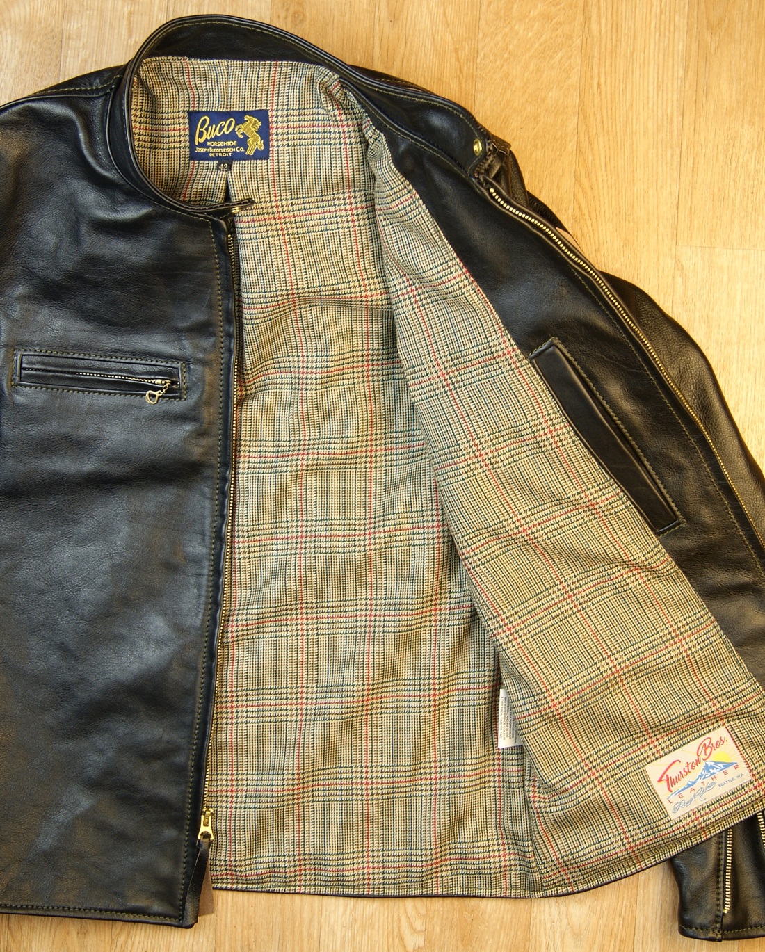 Aero Board Racer Blackened Brown Vicenza VV8 Minto Check Tweed lining.jpg