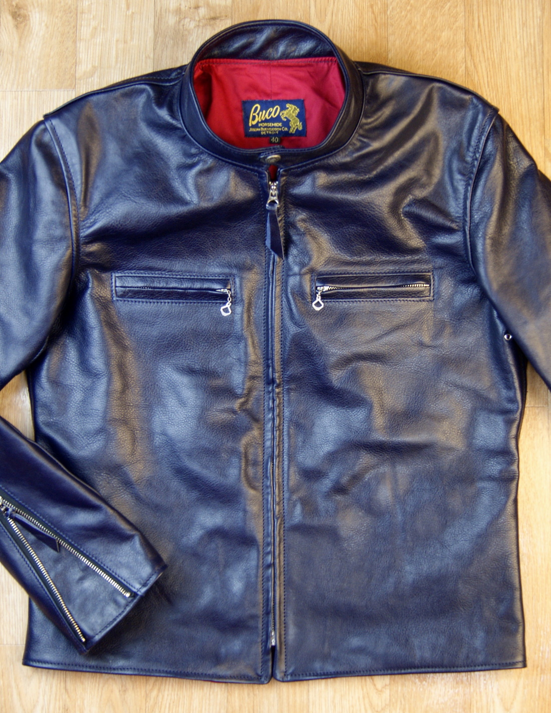 Aero Board Racer Blue Vicenza Horsehide DB9 front.jpg