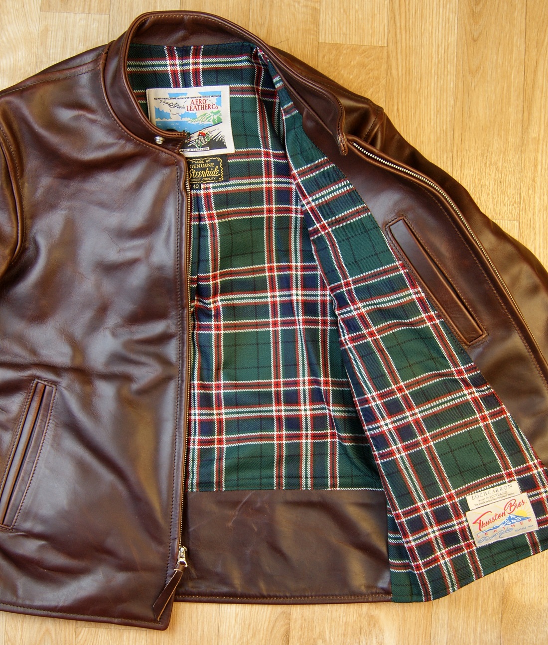 Aero Board Racer Brown CXL Steerhide JW5 MacFarlane Modern Hunting tartan lining.jpg