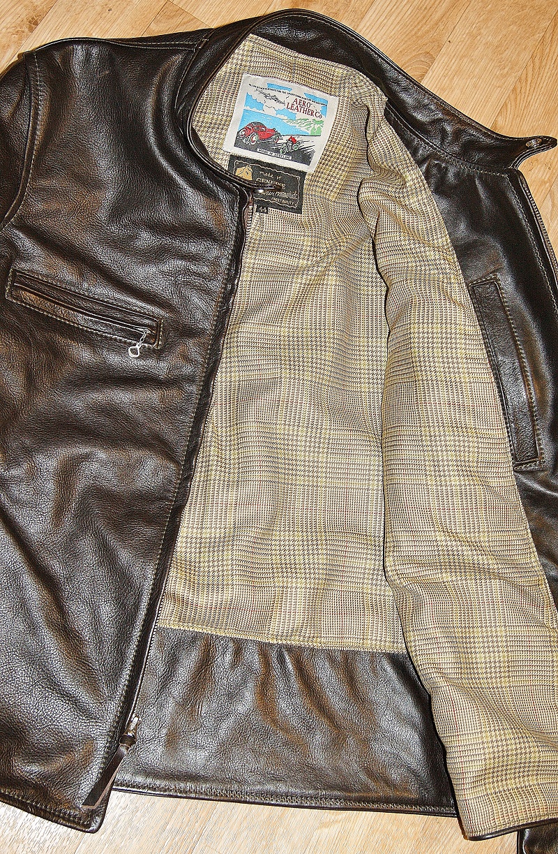 Aero Board Racer Buco Dark Seal Vicenza Horsehide Crail Check Tweed wool lining 1.jpg