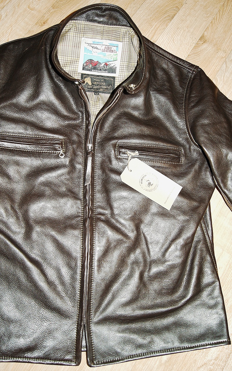 Aero Board Racer Buco Dark Seal Vicenza Horsehide front 1.jpg