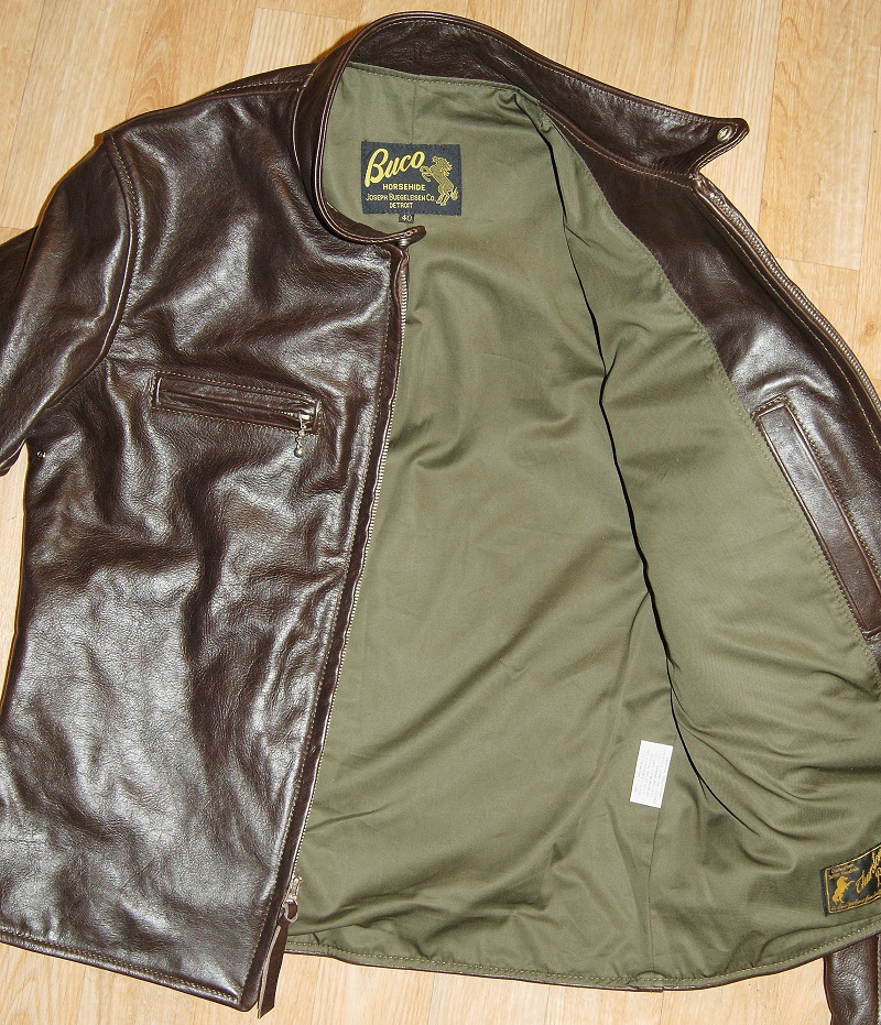 Aero Board Racer Dark Seal Vicenza Horsehide 40 olive cotton sateen lining.jpg