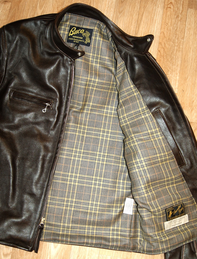 Aero Board Racer Dark Seal Vicenza Horsehide 55 Eccles Check Tweed wool lining smaller.jpg