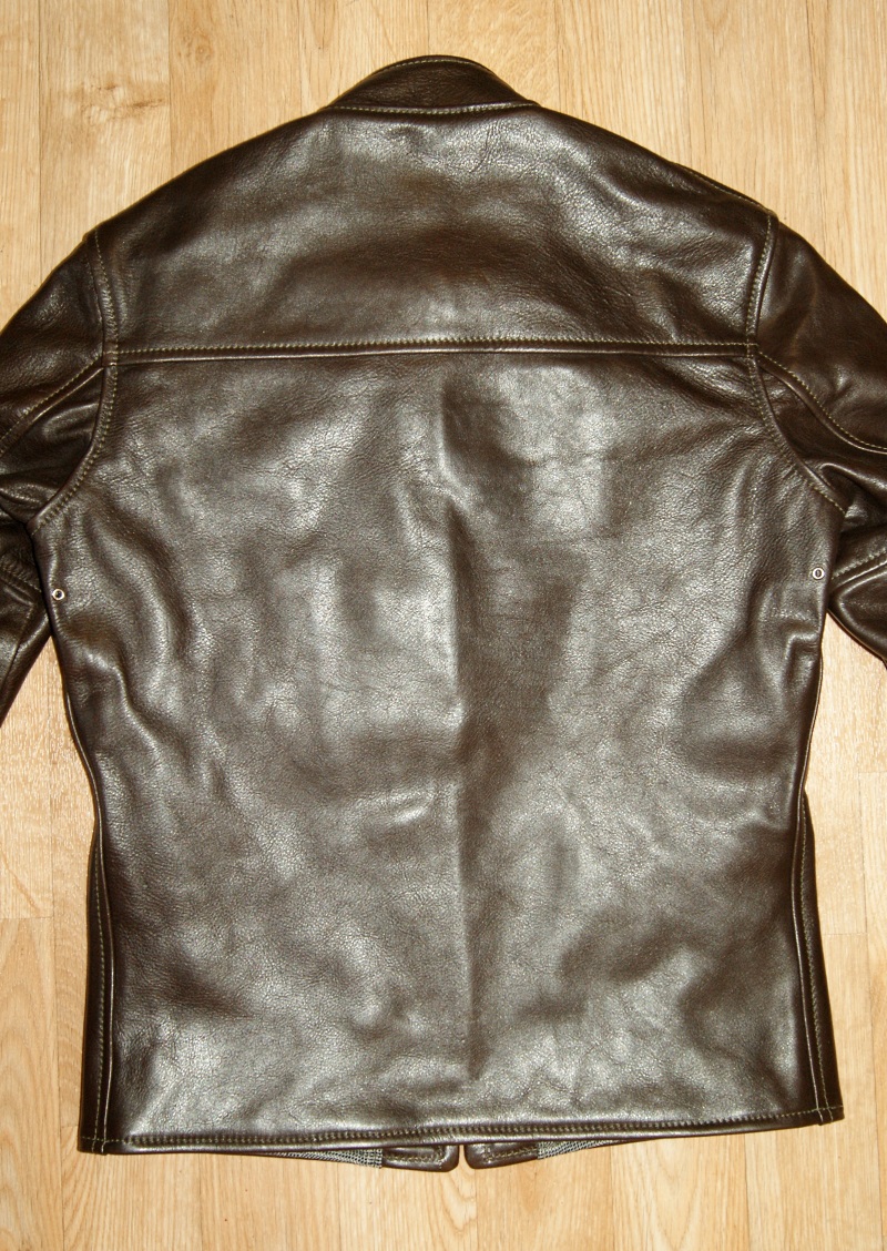 Aero Board Racer Dark Seal Vicenza Horsehide JE36 back.jpg