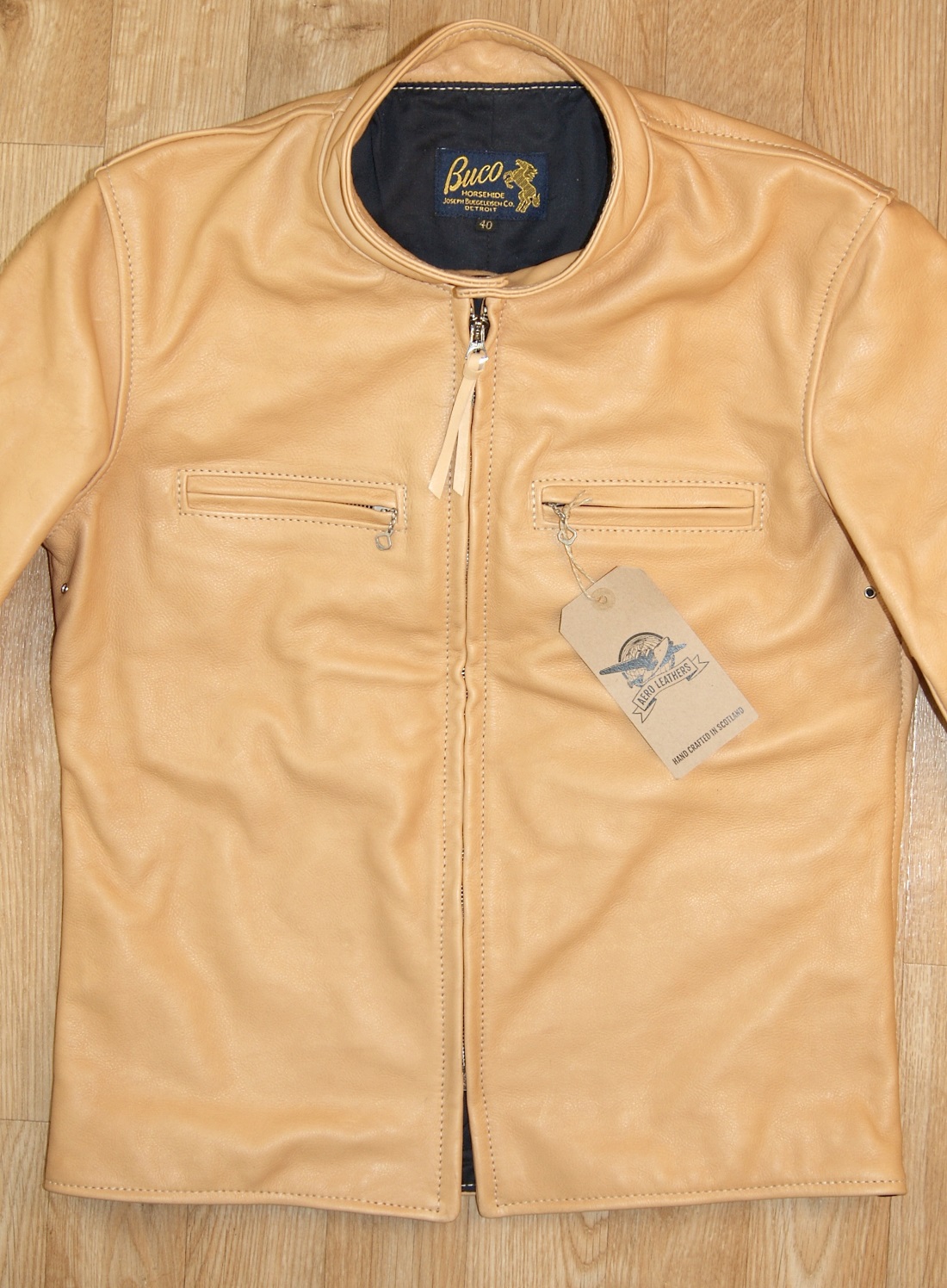 Aero Board Racer Natural Vicenza Horsehide PDE front.jpg