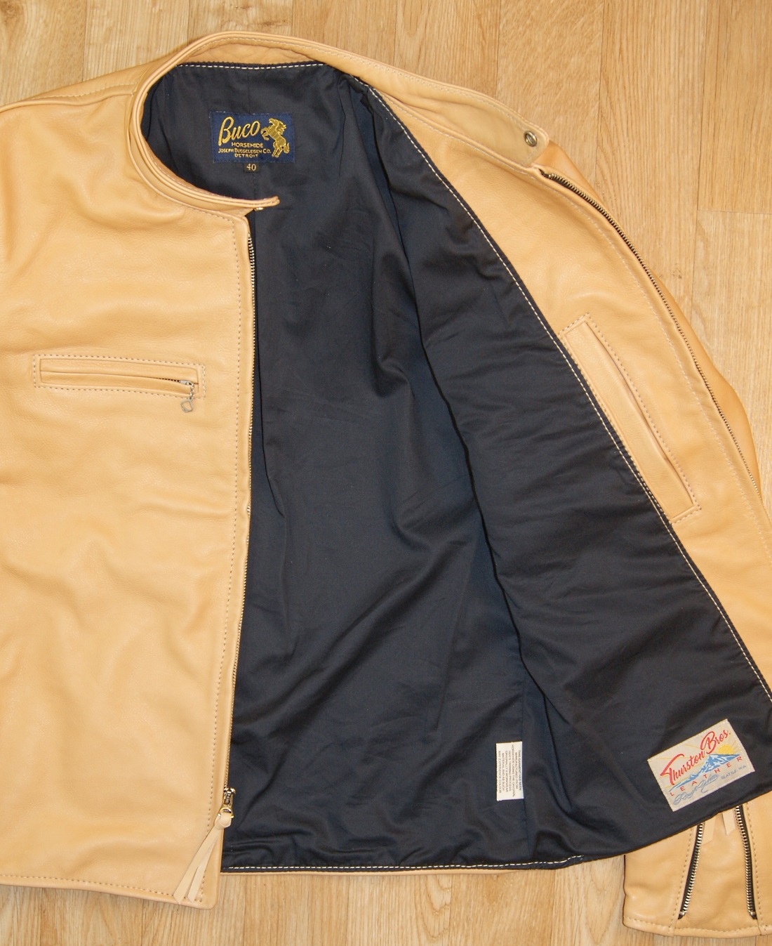 Aero Board Racer Natural Vicenza Horsehide PDE navy cotton sateen lining.jpg