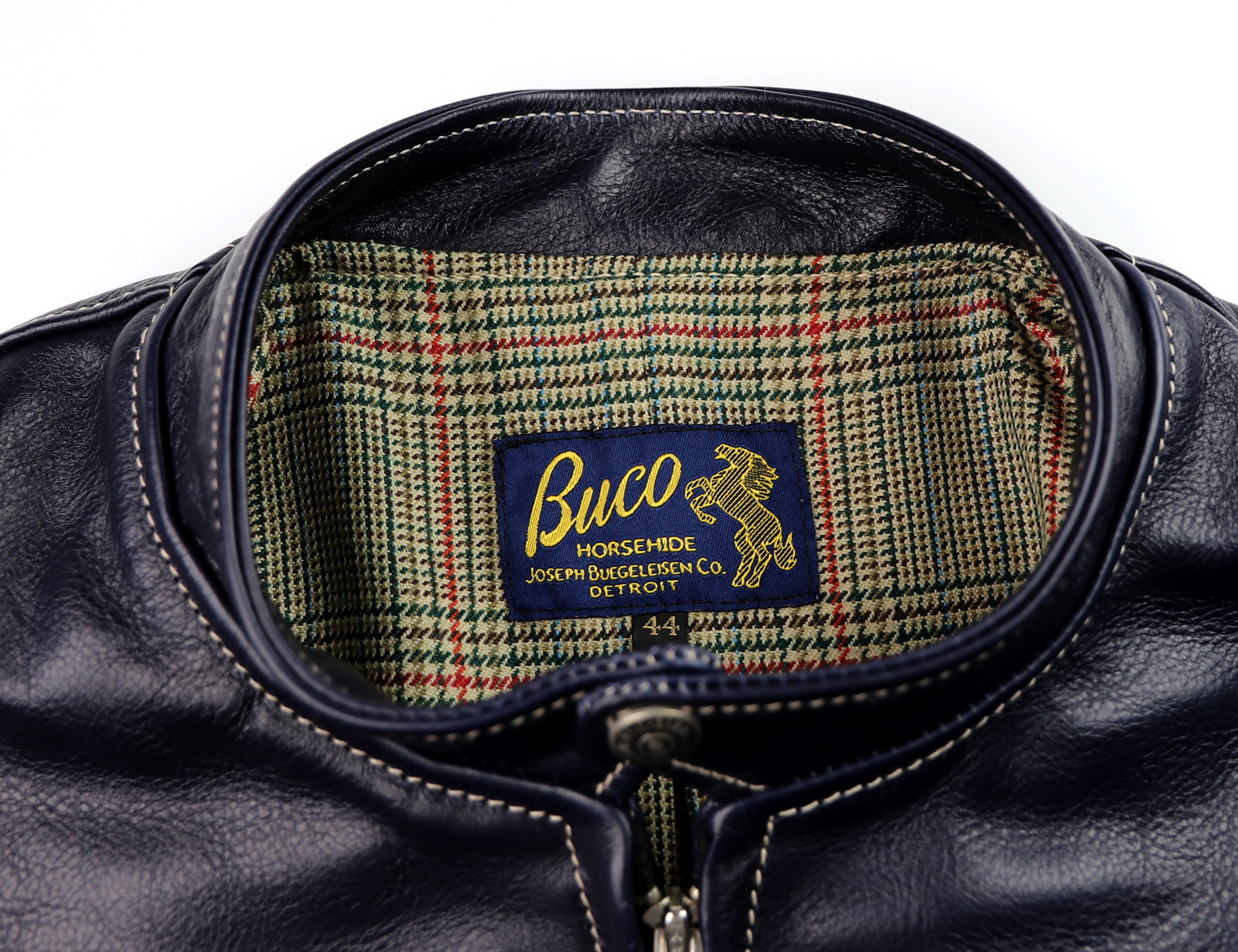 Aero Board Racer Navy Blue Vicenza Horsehide YSK tag.jpg