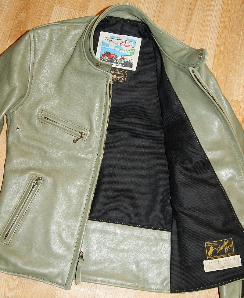 Aero Board Racer Olive Vicenza Horsehide black cotton sateen lining.jpg