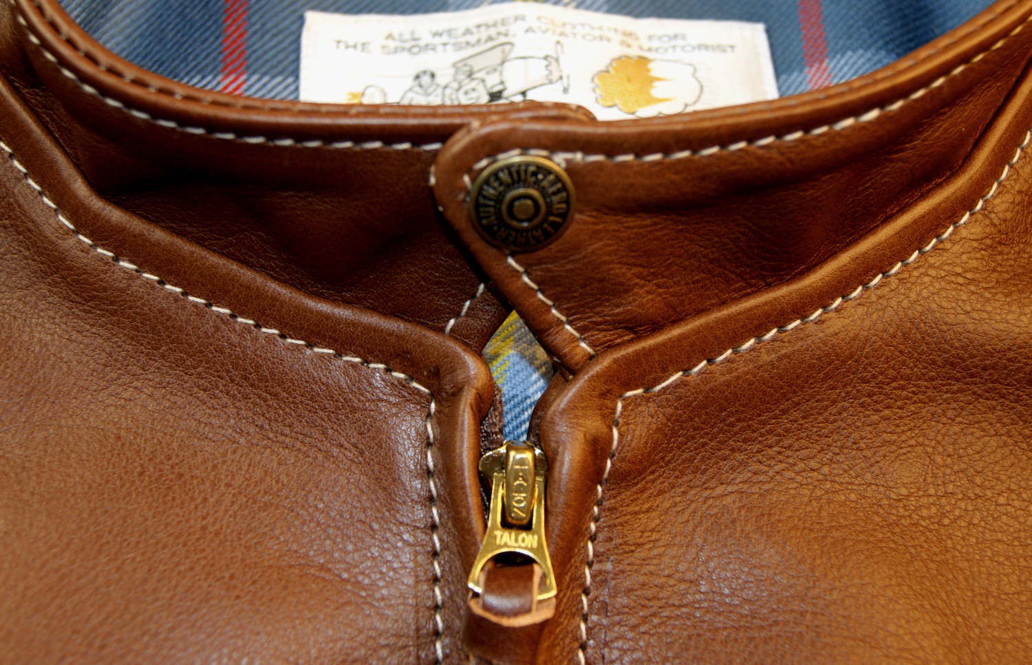 Aero Board Racer Russet Vicenza Horsehide HWM collar snap.jpg