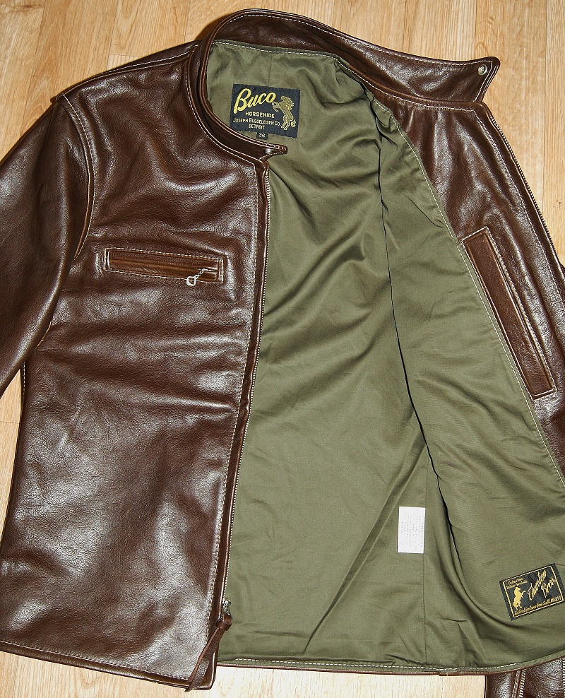 Aero Board Racer Seal Vicenza Horsehide 36 olive cotton sateen lining.jpg