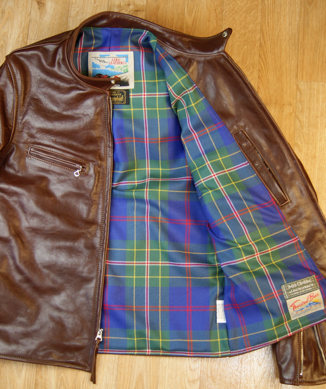 Aero Board Racer Tobacco Badalassi Cowhide YHS Singh tartan.jpg