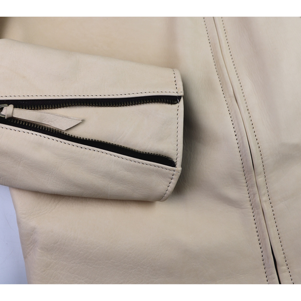 Aero Board Racer Unfinished Horsehide JC1 sleeve zipper.jpg
