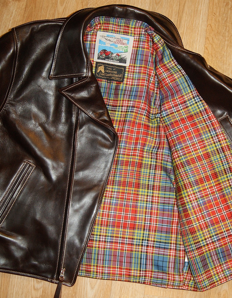 Aero Bootlegger Brown CXL FQHH Ogilvie of Arlie Ancient tartan lining.jpg