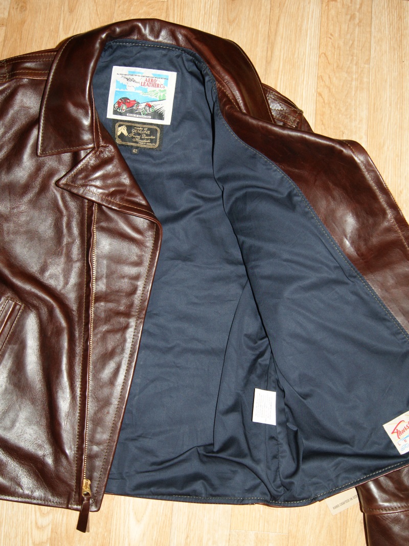 Aero Bootlegger Brown CXL FQHH ZA5 navy cotton sateen lining.jpg