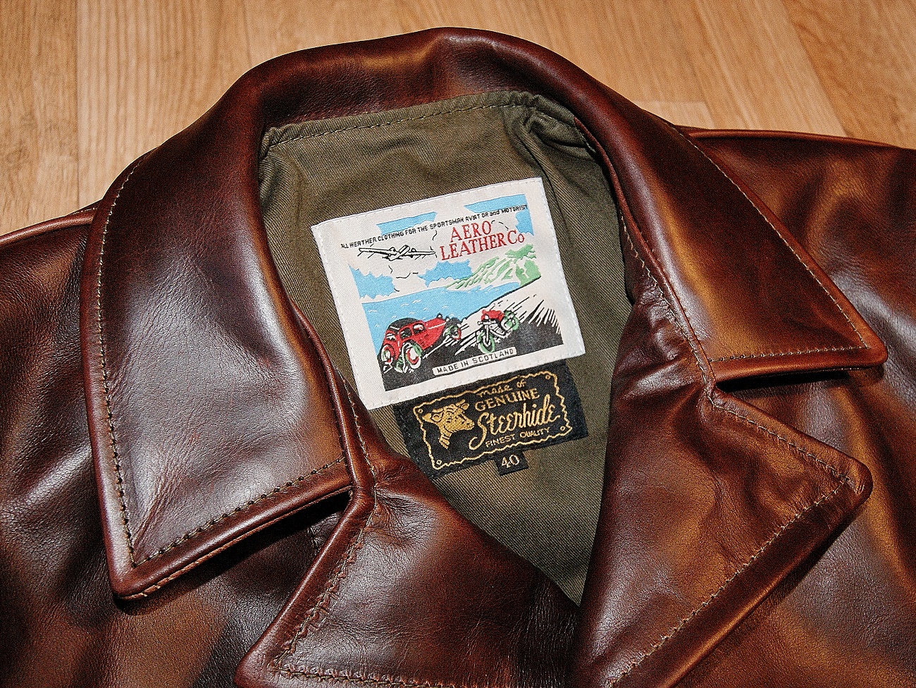 Aero Bootlegger Brown CXL Steerhide Captain America tag.jpg