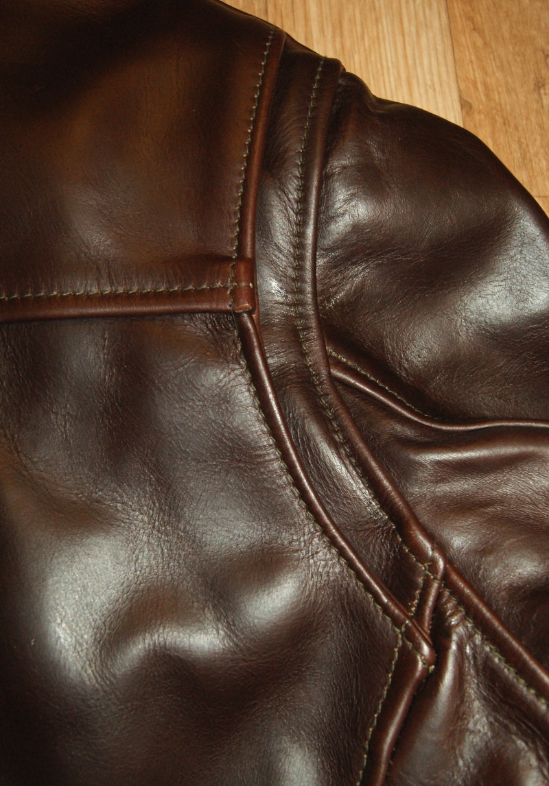 Aero Bootlegger Brown CXL Steerhide TD1 shoulder gusset.jpg