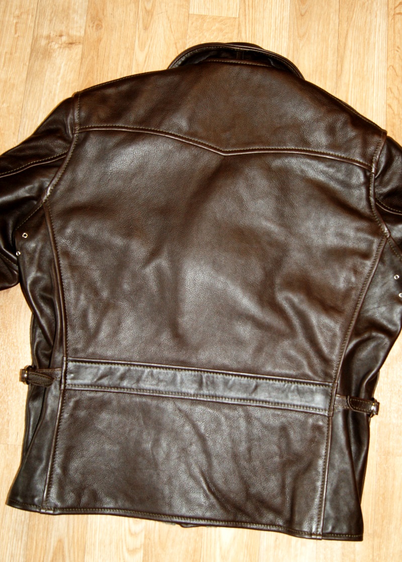 Aero Bootlegger Dark Seal Vicenza Horsehide JF8 back.jpg