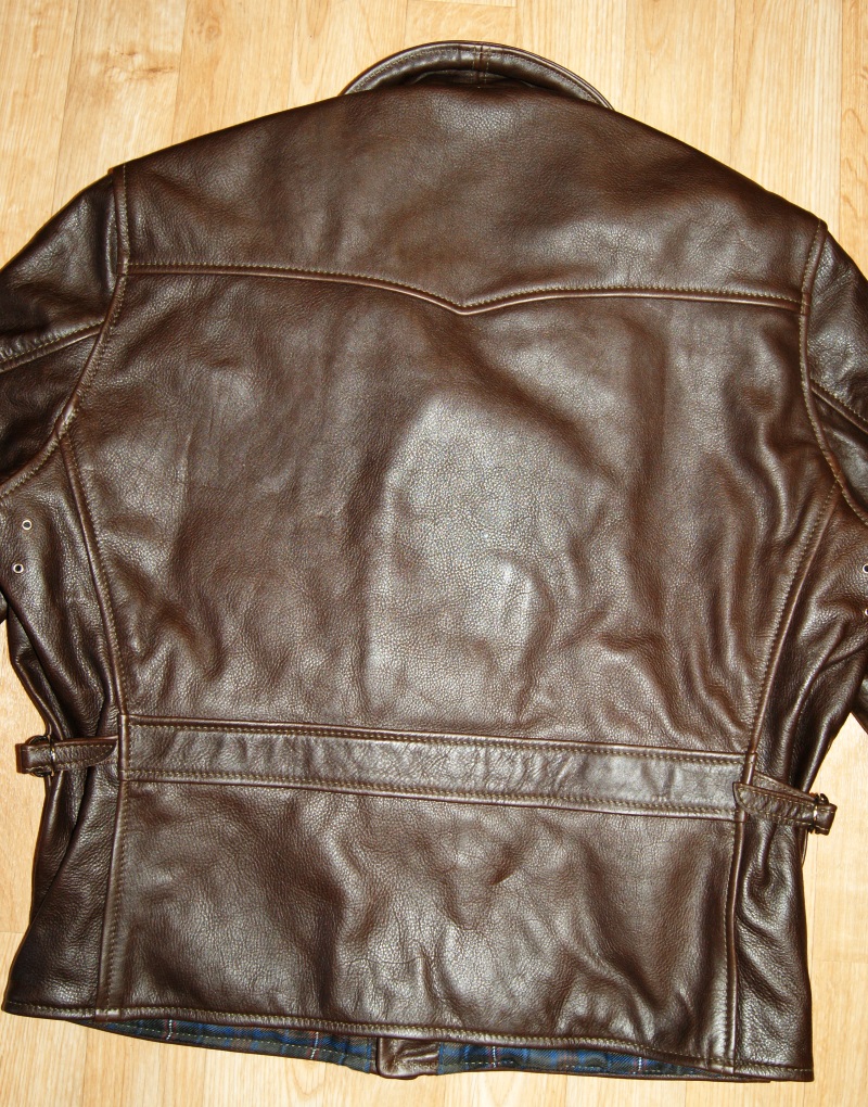 Aero Bootlegger Dark Seal Vicenza Horsehide WQ44 back.jpg