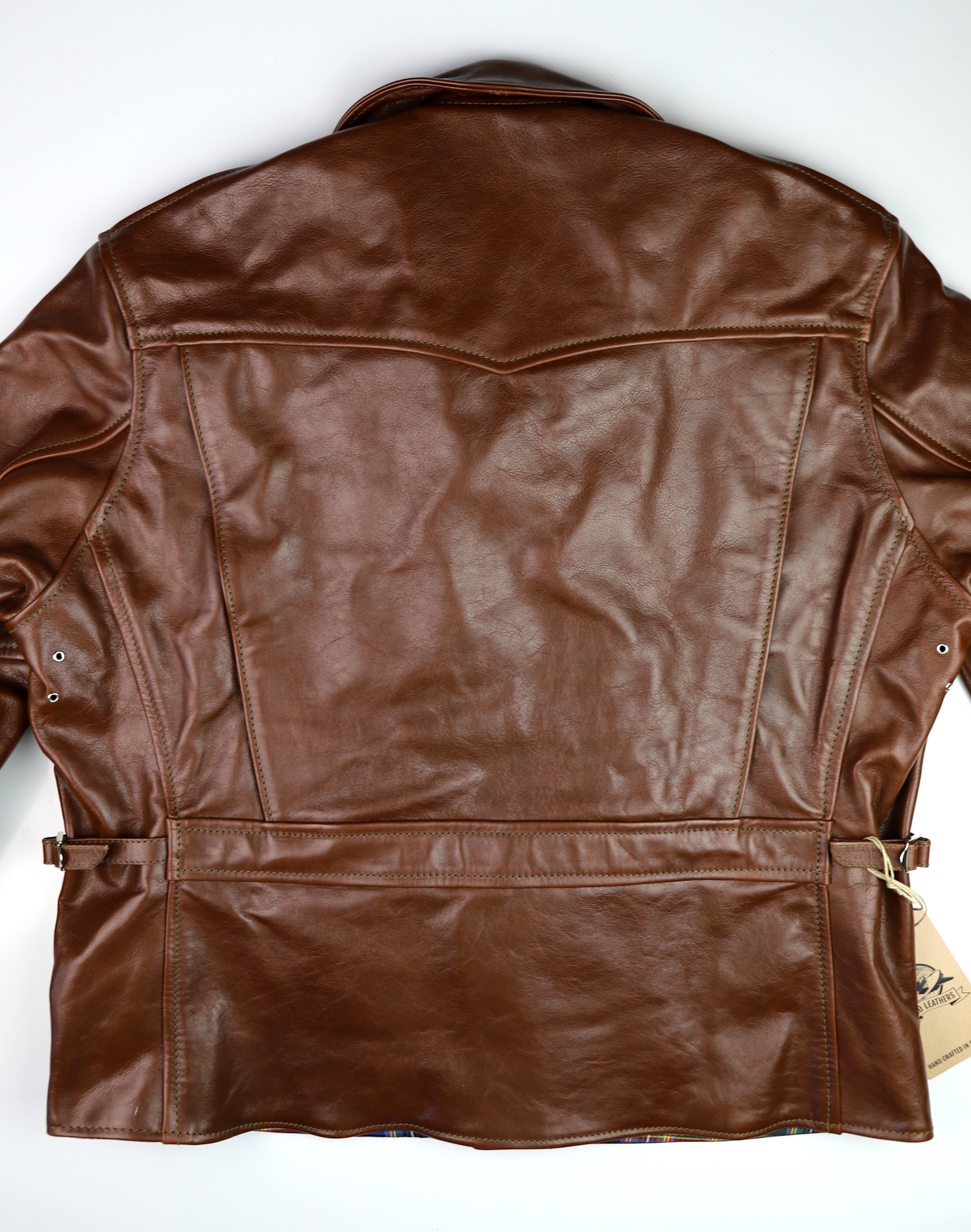 Aero Bootlegger Russet Vicenza Horsehide back.jpg