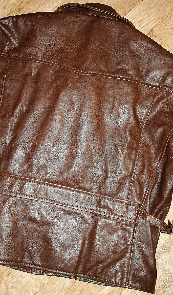 Aero Bootlegger Seal Vicenza Horsehide back.jpg