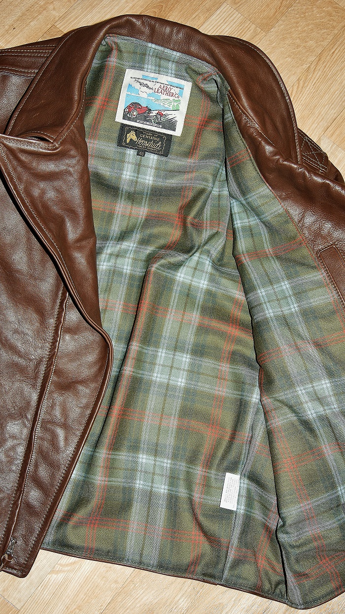 Aero Bootlegger Seal Vicenza Horsehide Lochcarron Weathered medium tartan lining.jpg