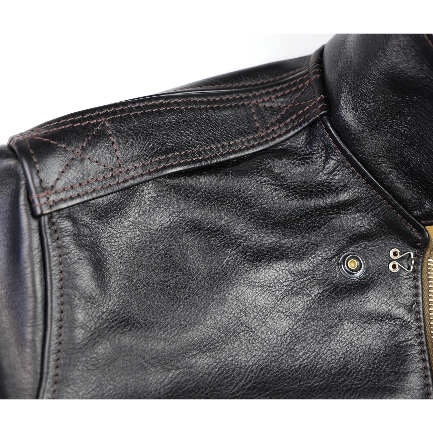 Aero Bronco A-2 Blackened Brown Vicenza HX2 epaulet IG square.jpg