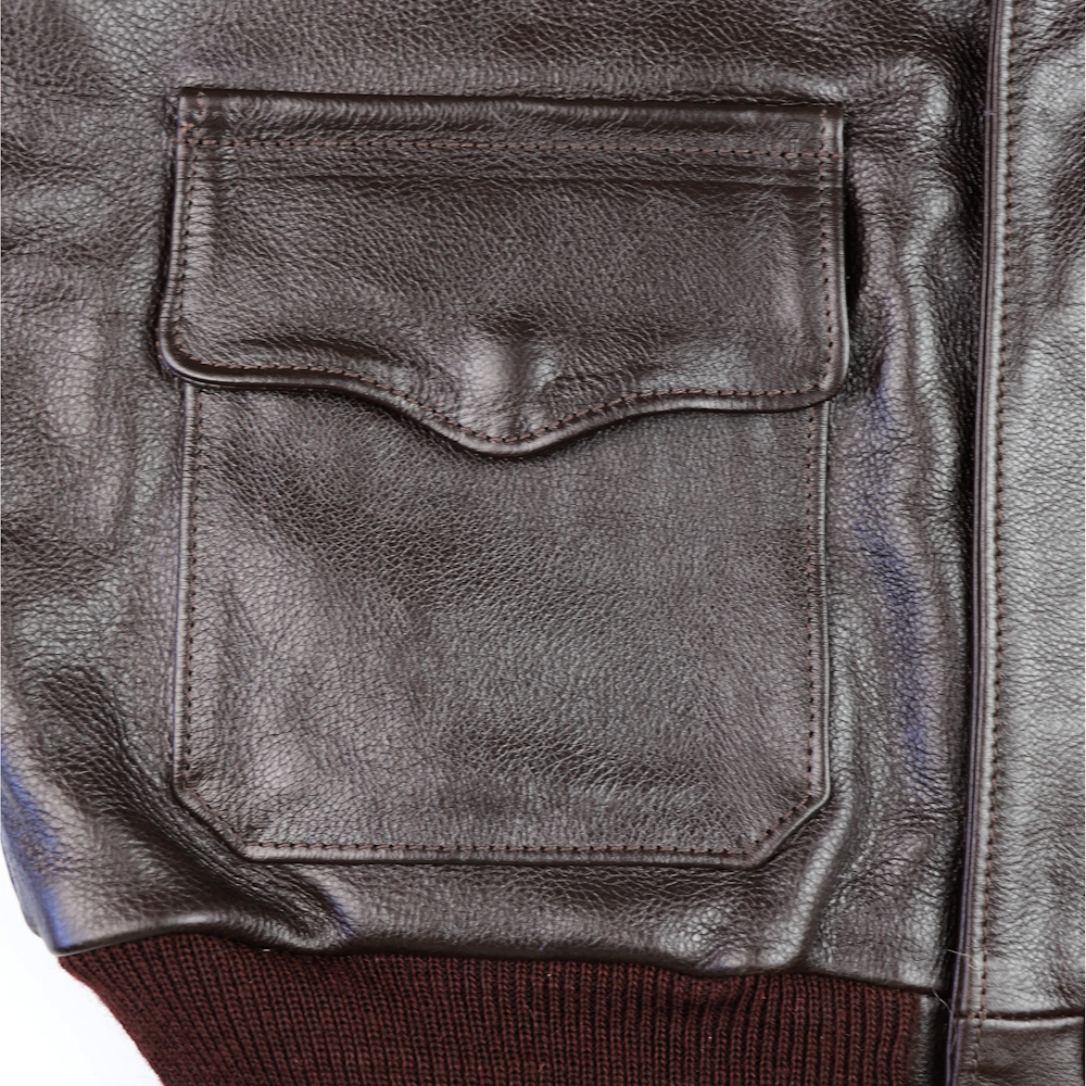 Aero Bronco A-2 Dark Seal Vicenza CR12 patch pocket.jpg