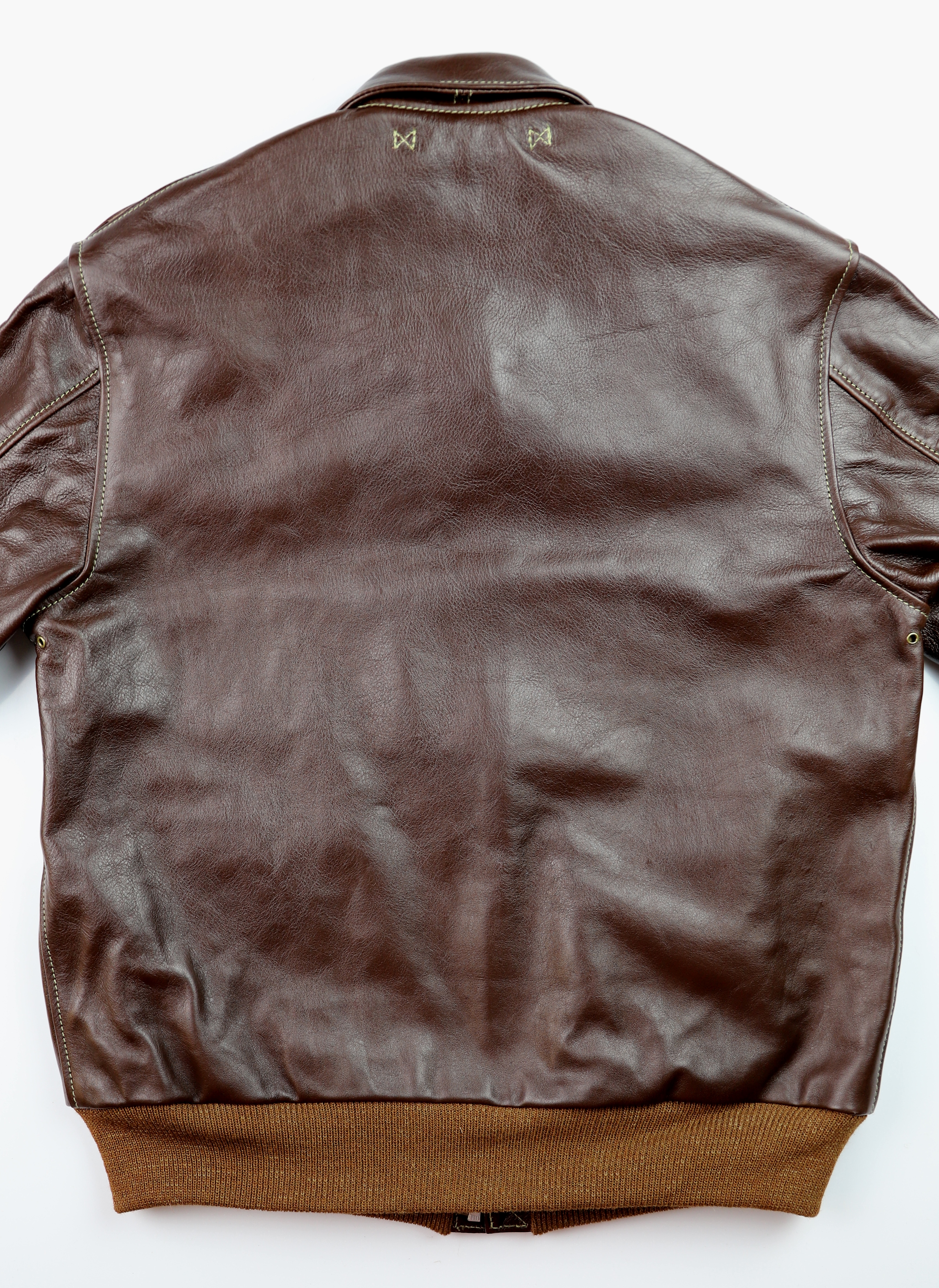 Aero Bronco A-2 Seal Vicenza Horsehide 7QL back.jpg