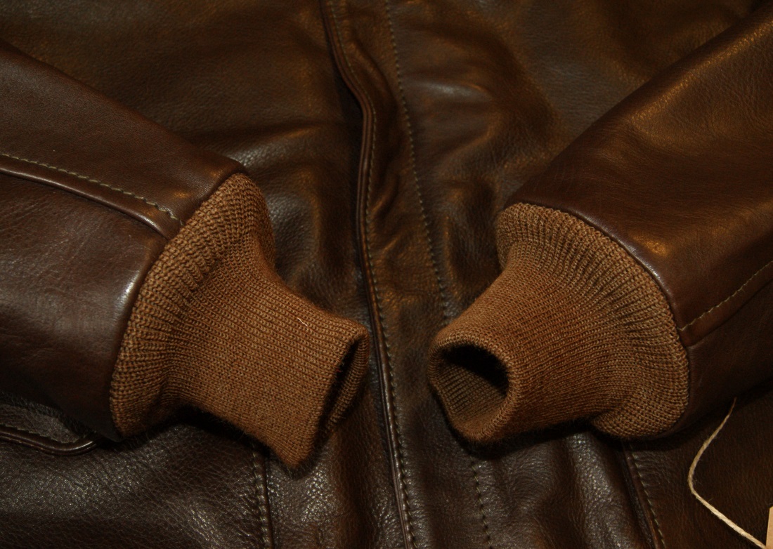 Aero Bronco A-2 Seal Vicenza Horsehide BH1 size 46 cuffs.jpg