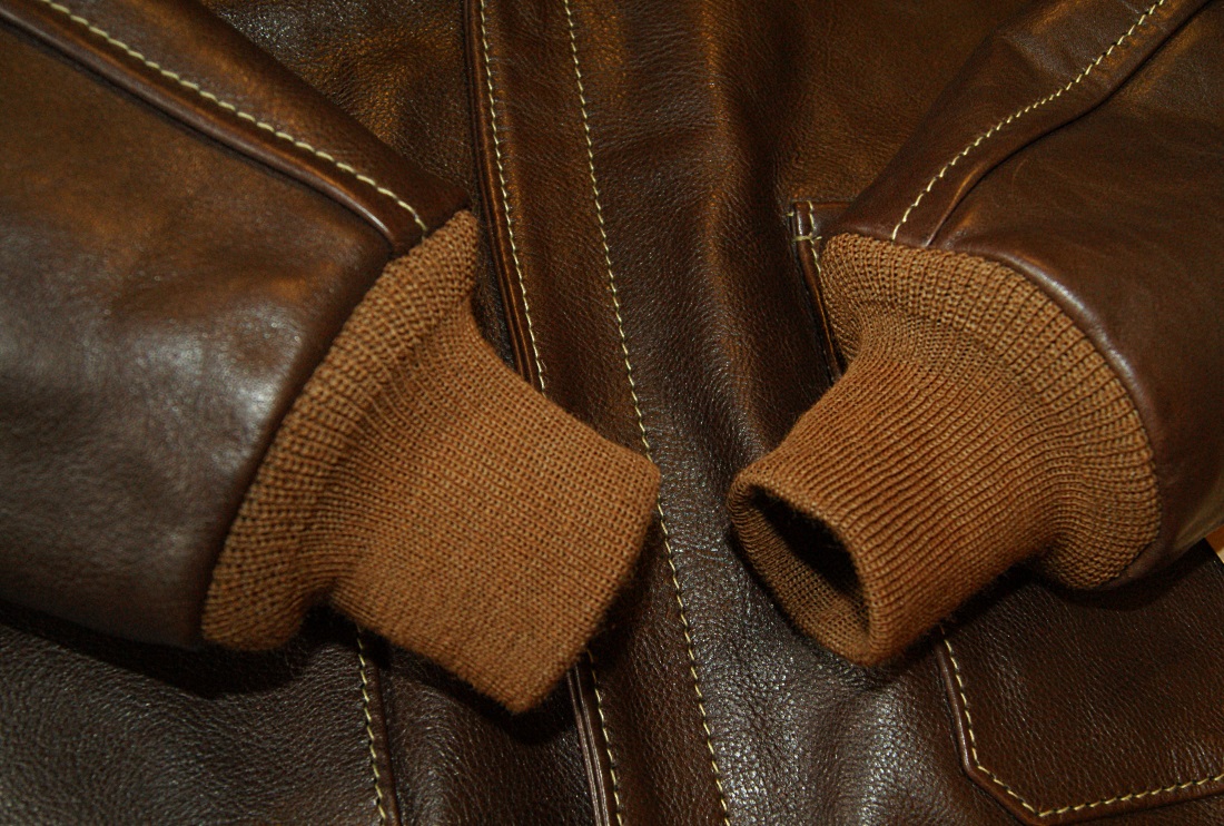 Aero Bronco A-2 Seal Vicenza Horsehide size 42 82D cuffs.jpg