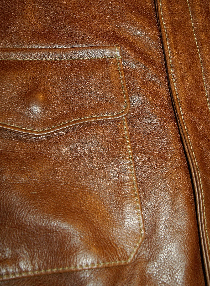 Aero Bronco Russet Vicenza Horsehide pocket grain.jpg