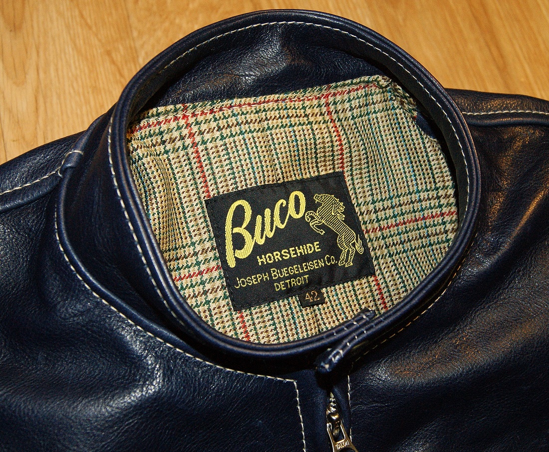 Aero Buco Board Racer Navy Blue Vicenza Horsehide 42 tag.jpg