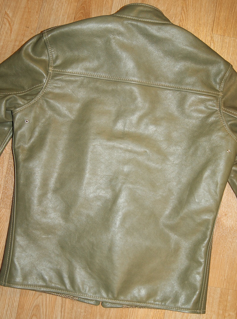 Aero Buco Board Racer Olive Vicenza Horsehide back.jpg