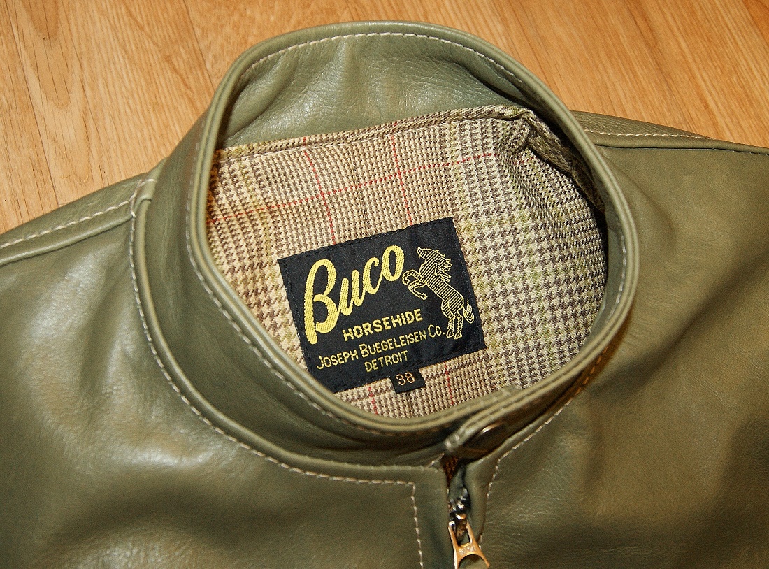 Aero Buco Board Racer Olive Vicenza Horsehide tag.jpg