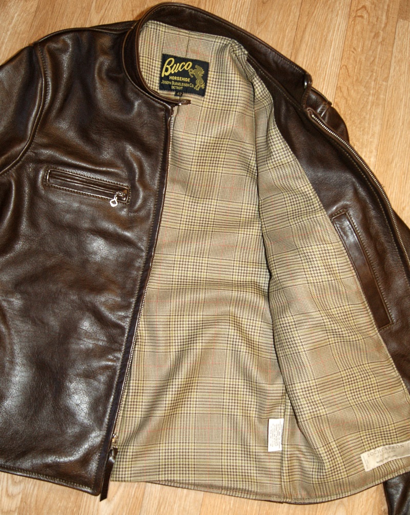 Aero Buco Board Racer Seal Vicenza Horsehide 39 42 Crail Check Tweed wool lining.jpg