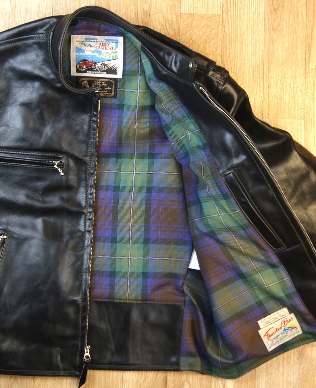 Aero Cafe Racer Black CXL FQHH XU2 Isle of Skye tartan lining.jpg