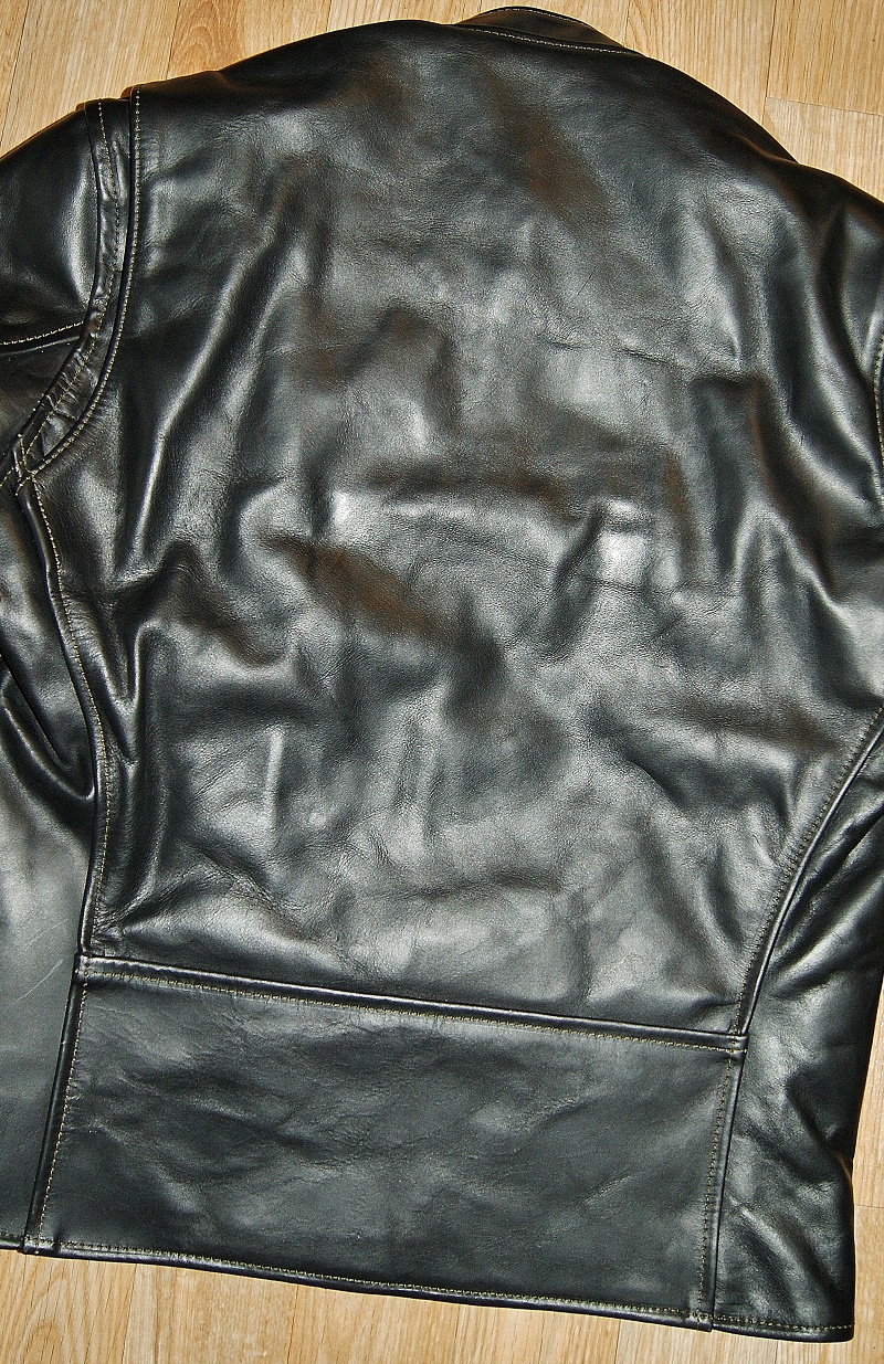 Aero Cafe' Racer Black CXL Steerhide back.jpg