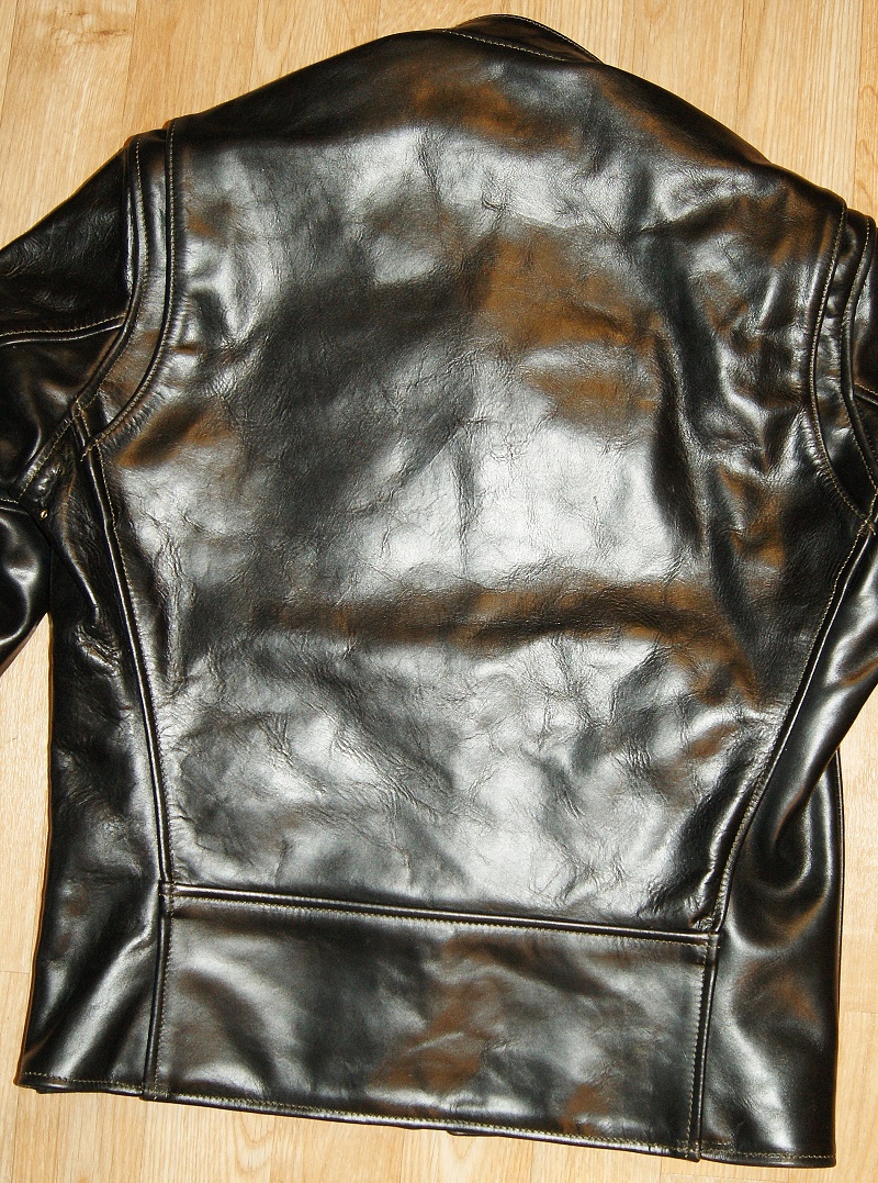 Aero Cafe Racer Black CXL Steerhide back.jpg