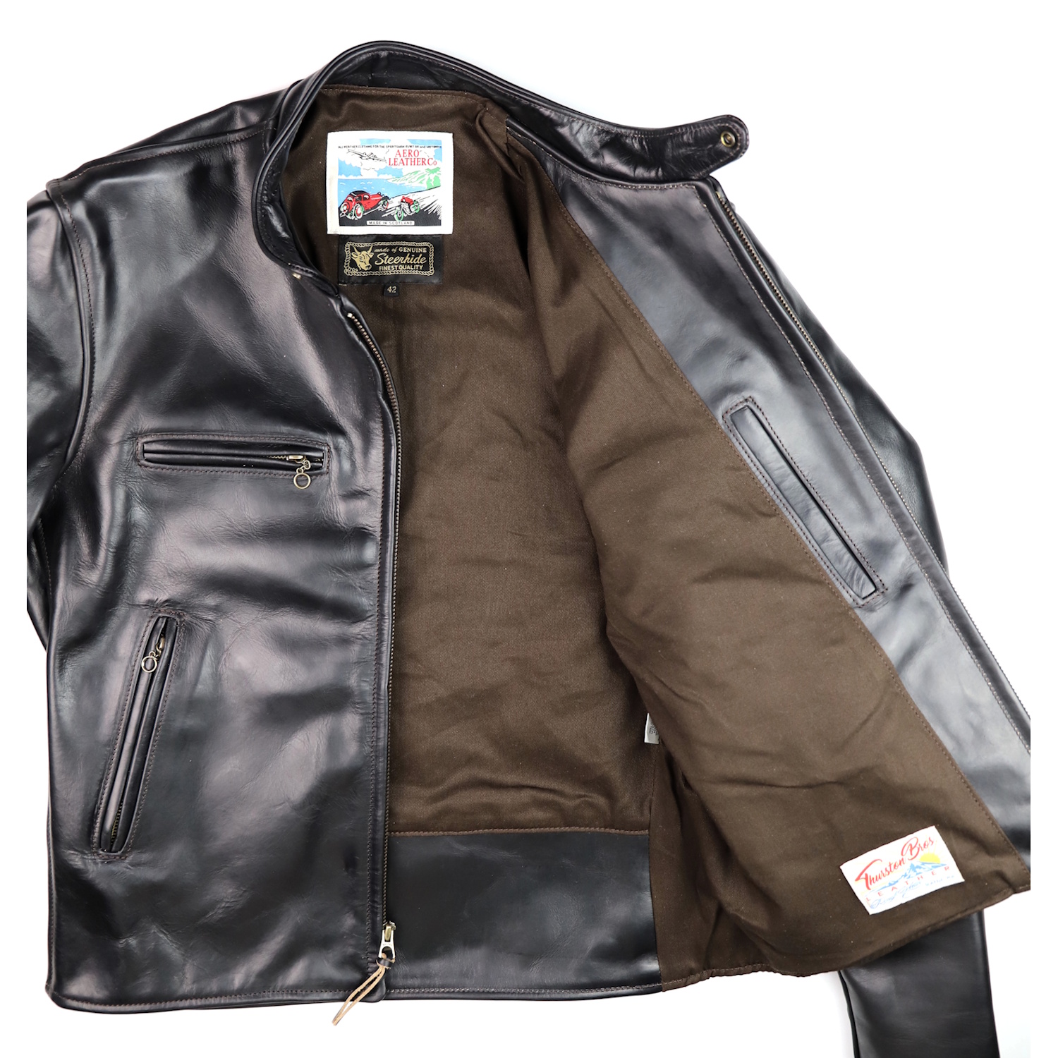 Aero Cafe Racer Black CXL Steerhide D4C brown cotton lining IG square.jpg