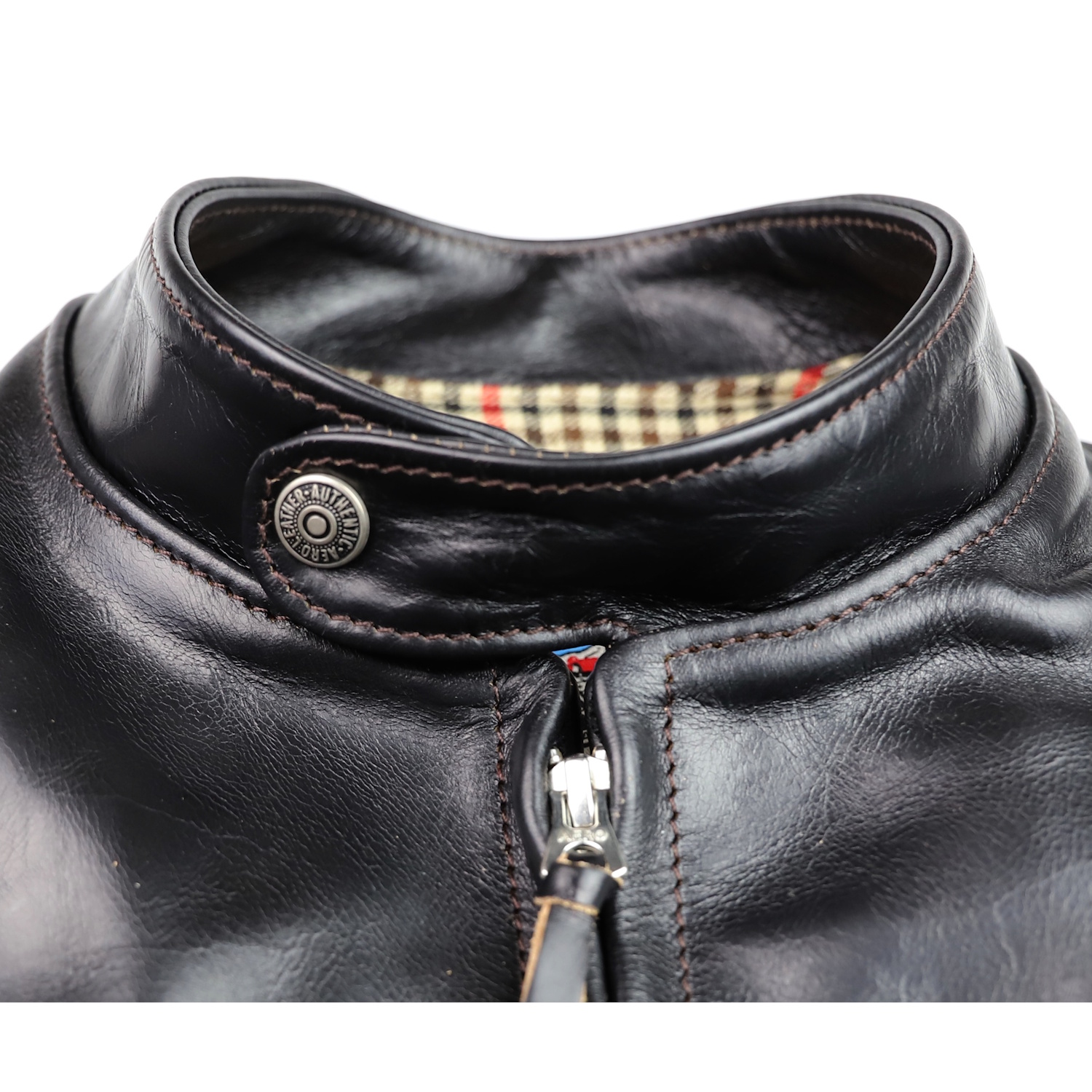 Aero Cafe Racer Black CXL Steerhide PE4 collar snap IG square.jpg