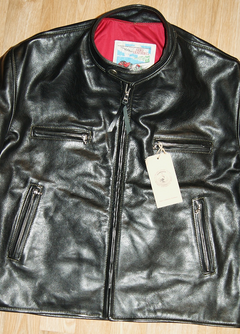 Aero Cafe Racer Black Vicenza Horsehide front.jpg