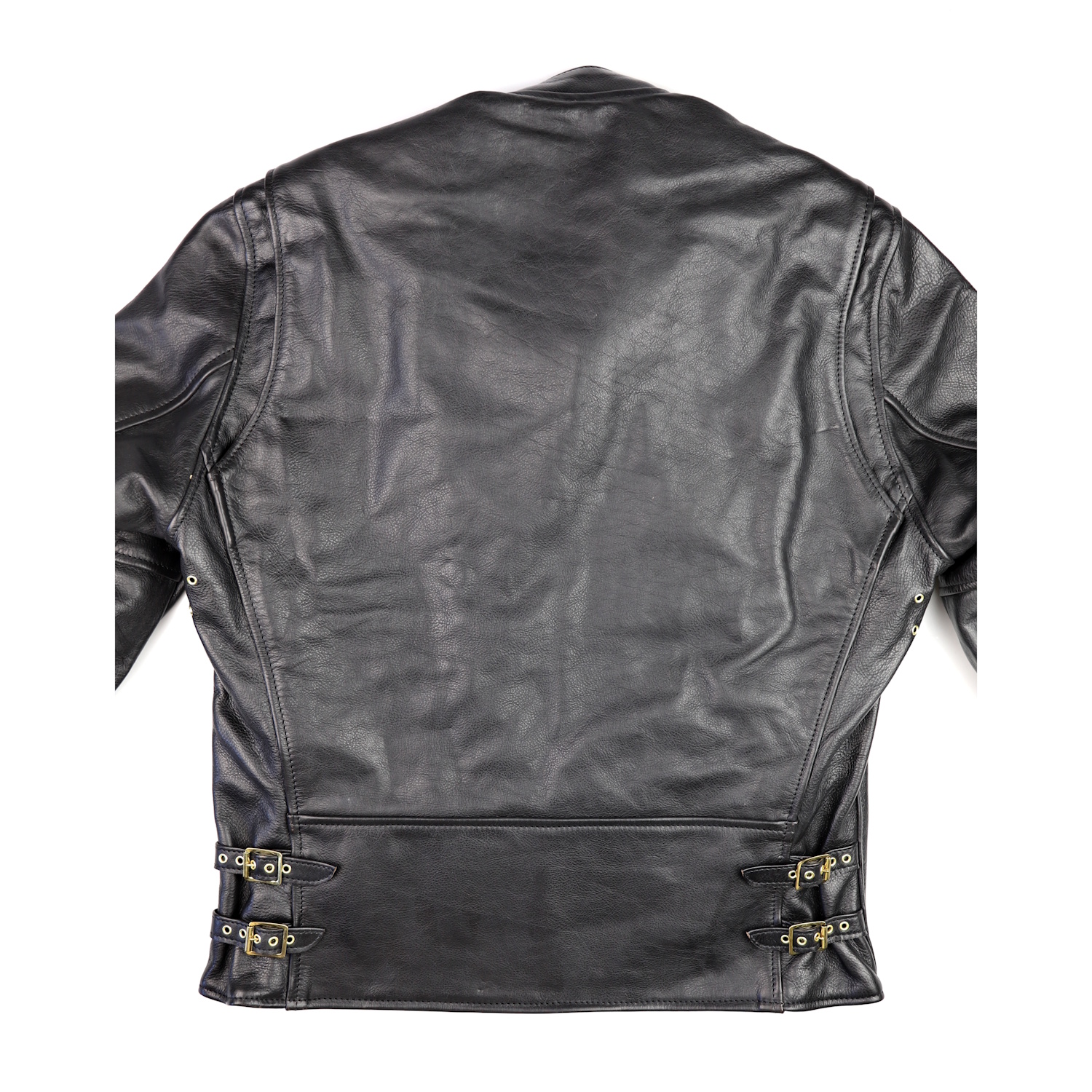 Aero Cafe Racer Blackened Brown Vicenza Horsehide TV2 back.jpg