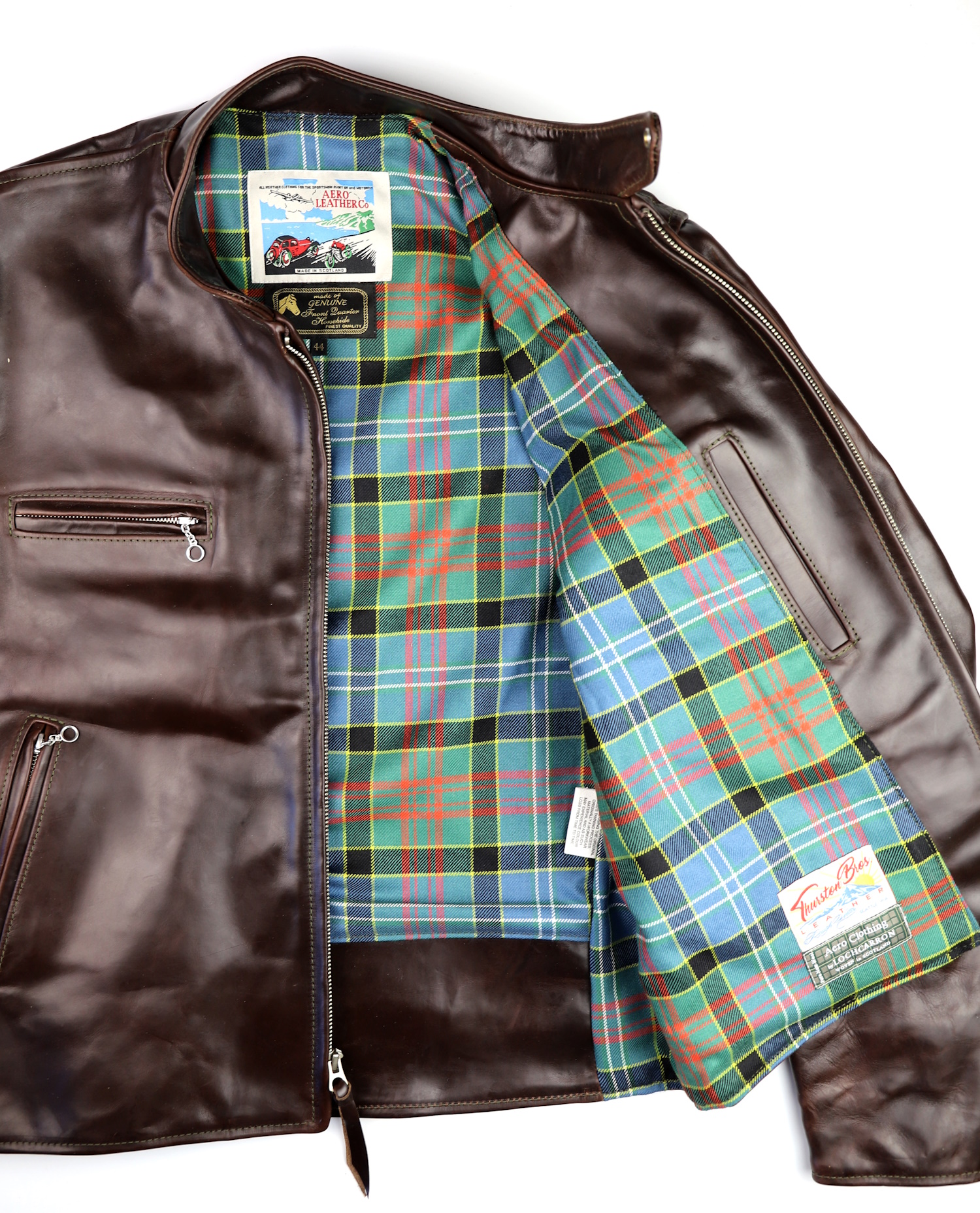 Aero Cafe Racer Brown CXL FQHH 6V4 Paisley Ancient tartan lining.jpg