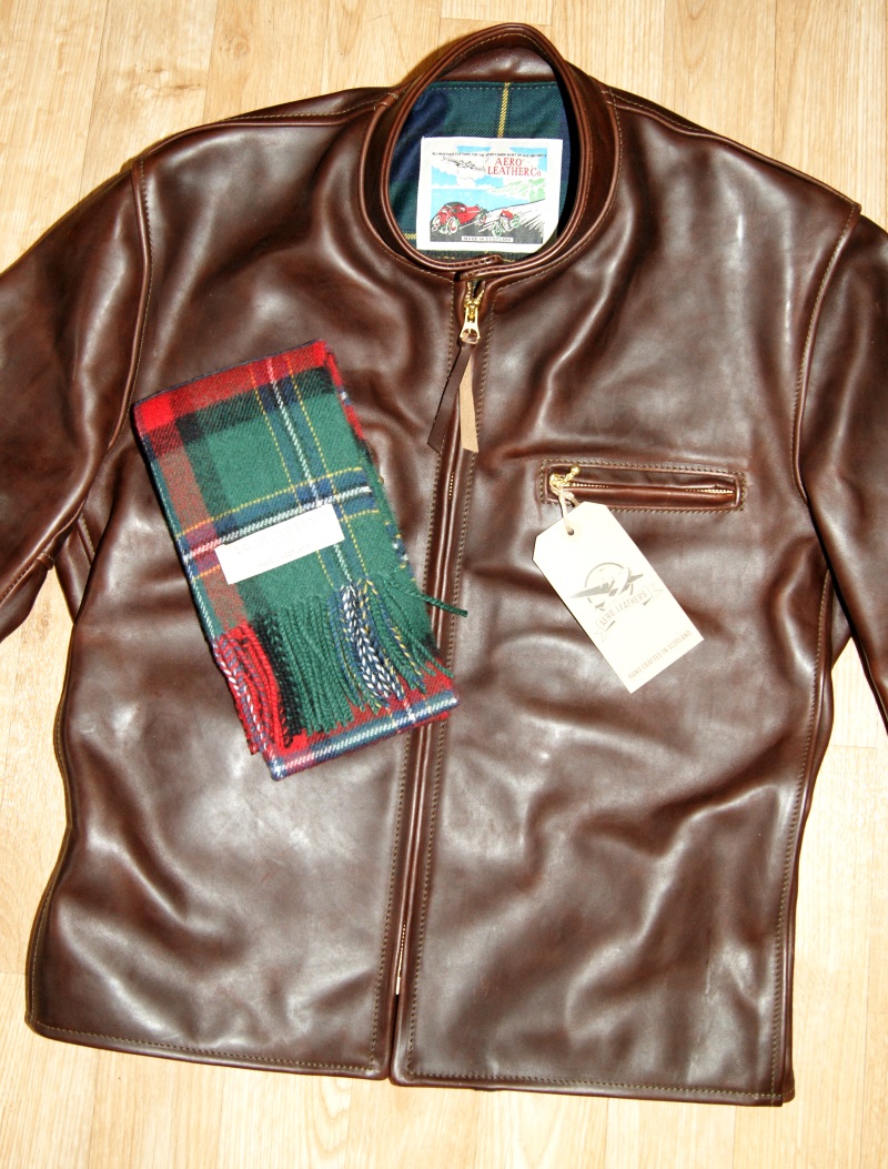 Aero Cafe Racer Brown CXL FQHH F9J front with scarf.jpg