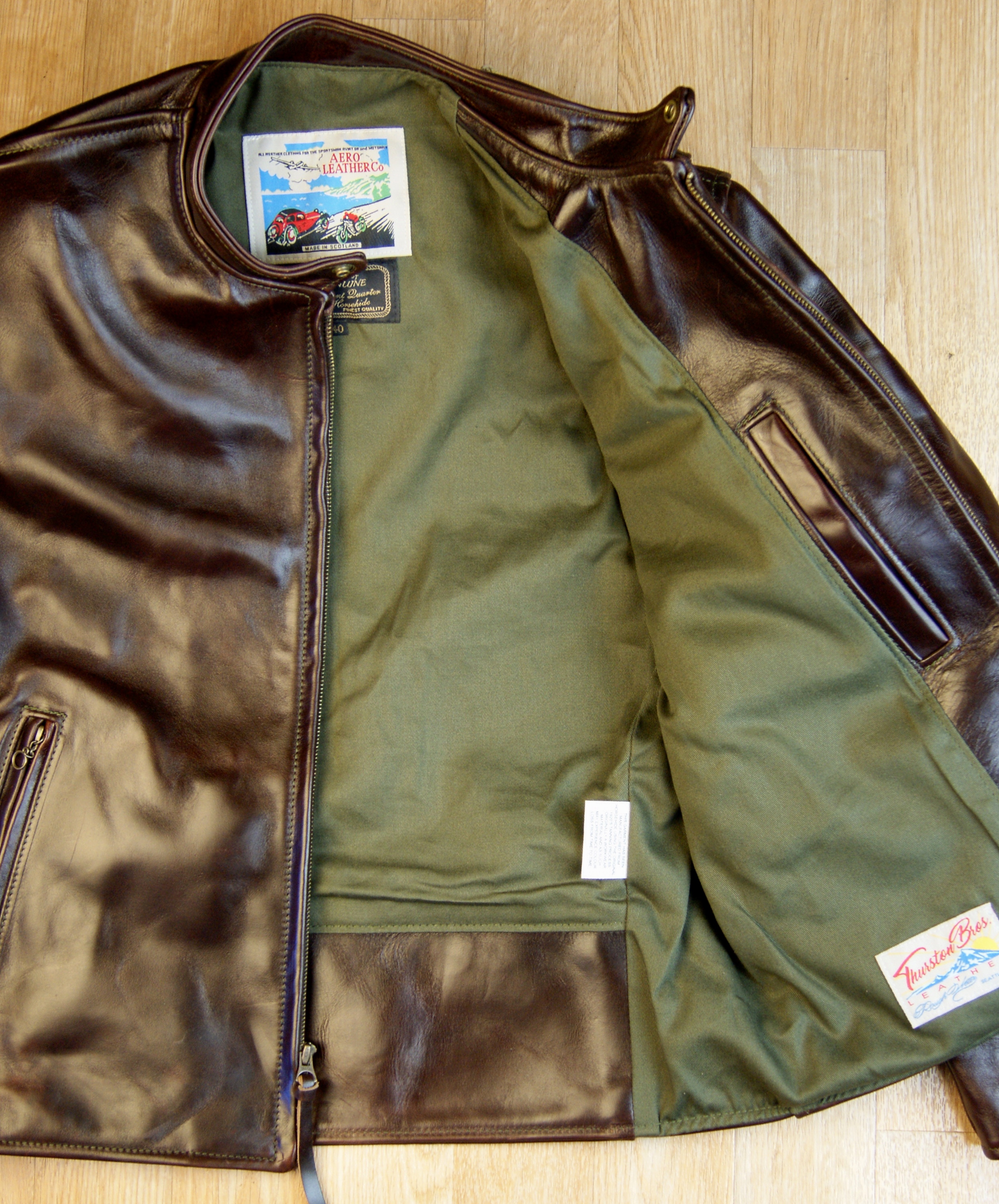 Aero Cafe Racer Brown CXL FQHH SUJ1 olive drill lining.jpg