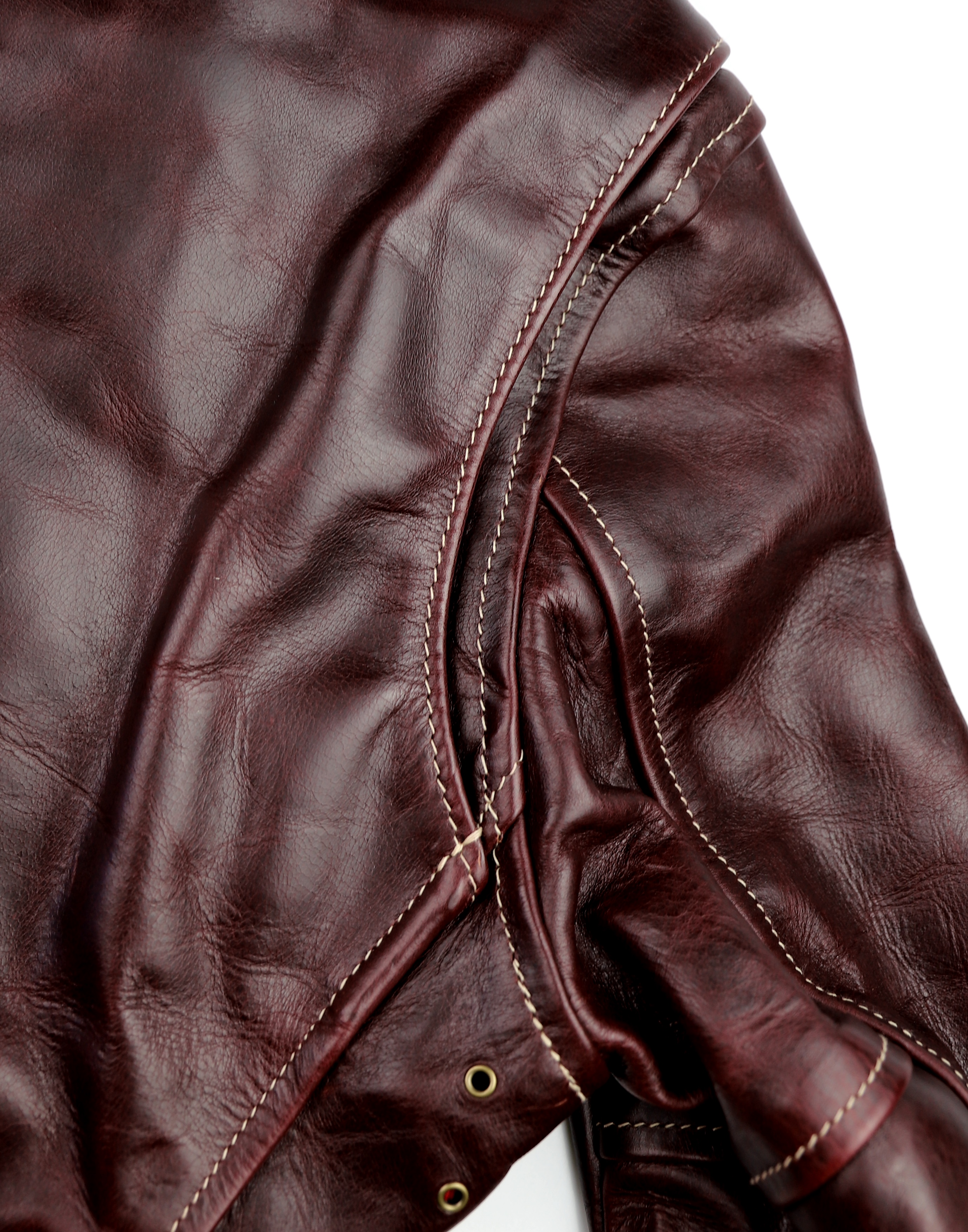 Aero Cafe Racer Cordovan CXL FQHH 2GS shoulder gusset.jpg